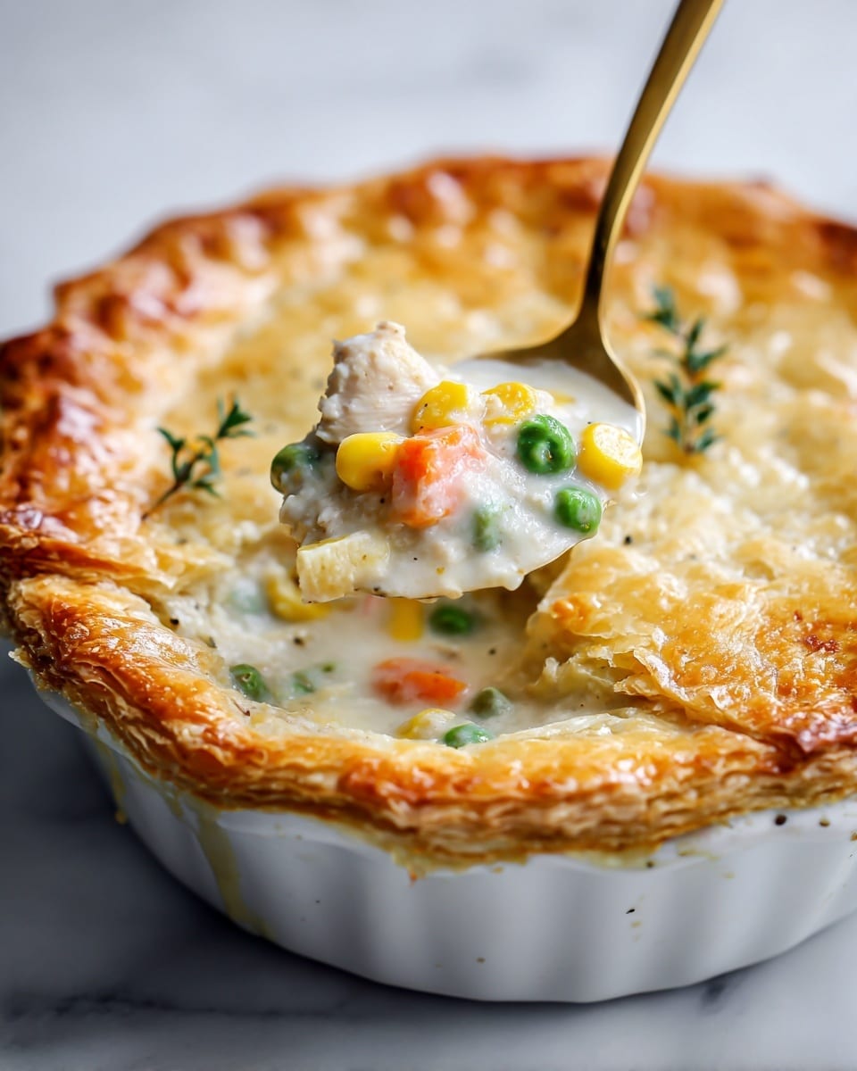 Easy Bisquick Chicken Pot Pie Recipe - Recipe Image
