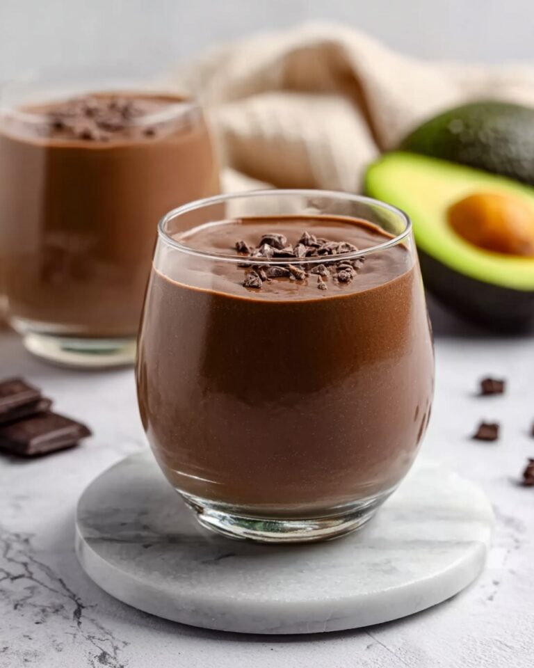 Avocado Chocolate Peanut Butter Smoothie Recipe
