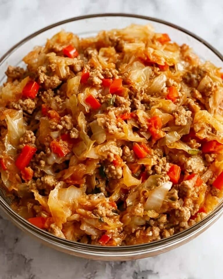 Cabbage and Ground Beef Skillet Recipe