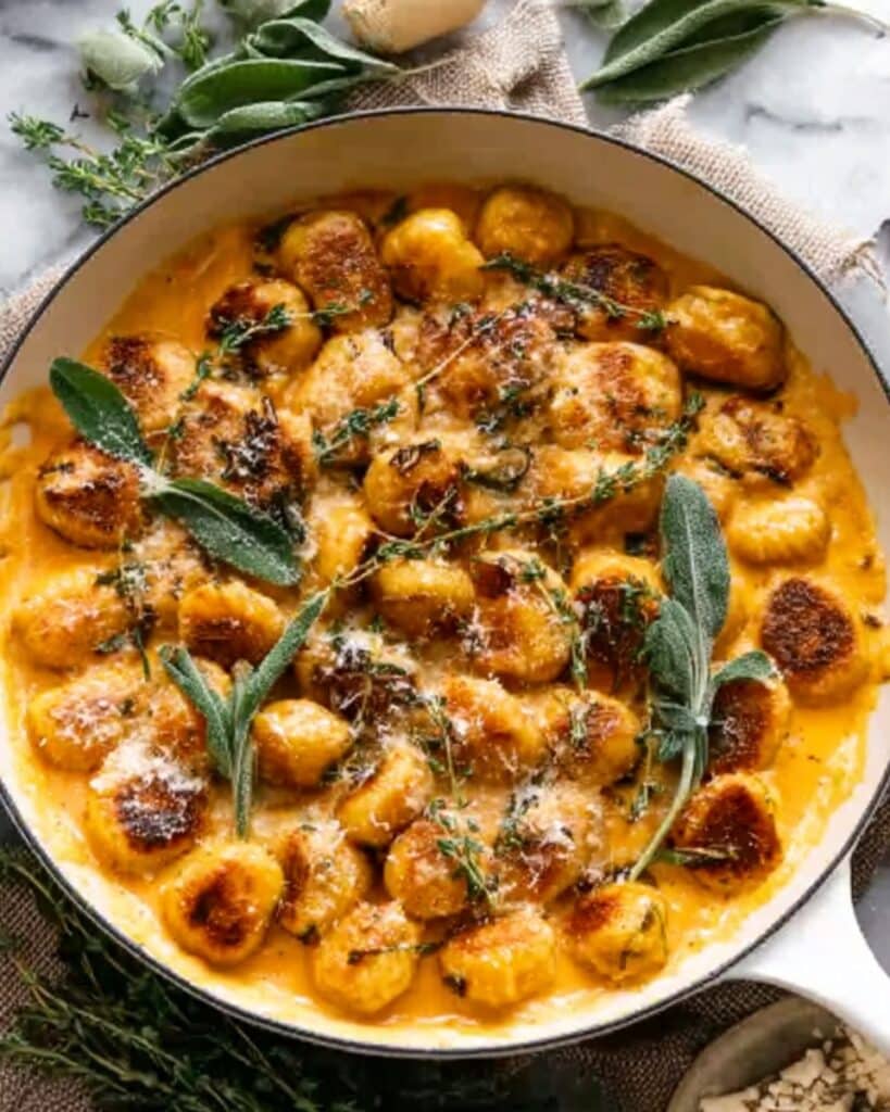 Creamy Butternut Squash & Sausage Gnocchi Recipe