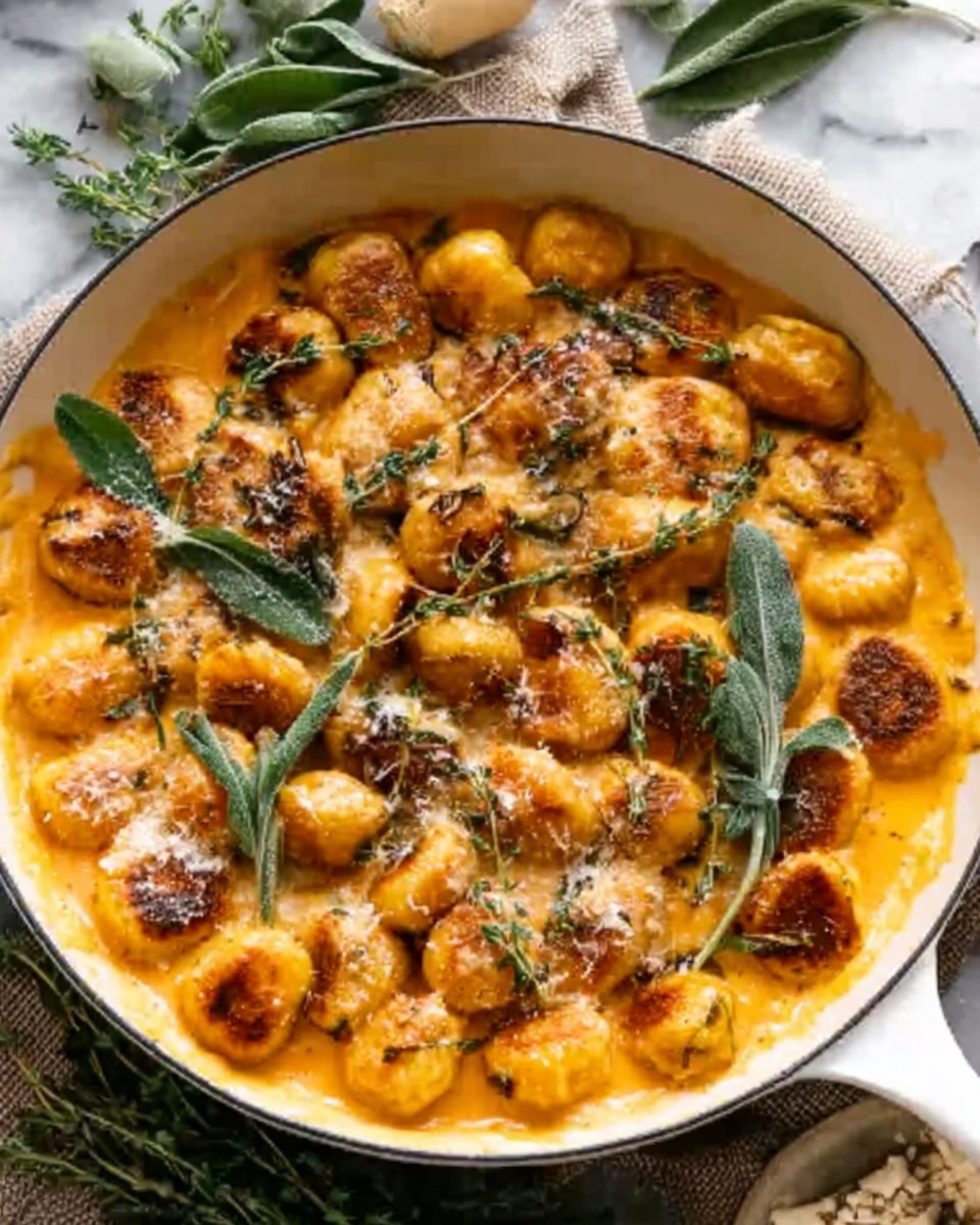 Creamy Butternut Squash & Sausage Gnocchi Recipe - Recipe Image