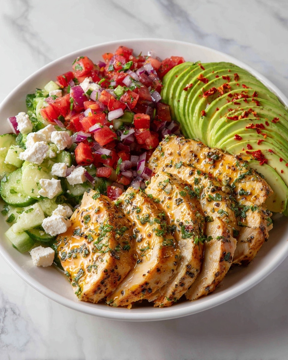 Greek Avocado Chicken Salad Recipe - Recipe Image