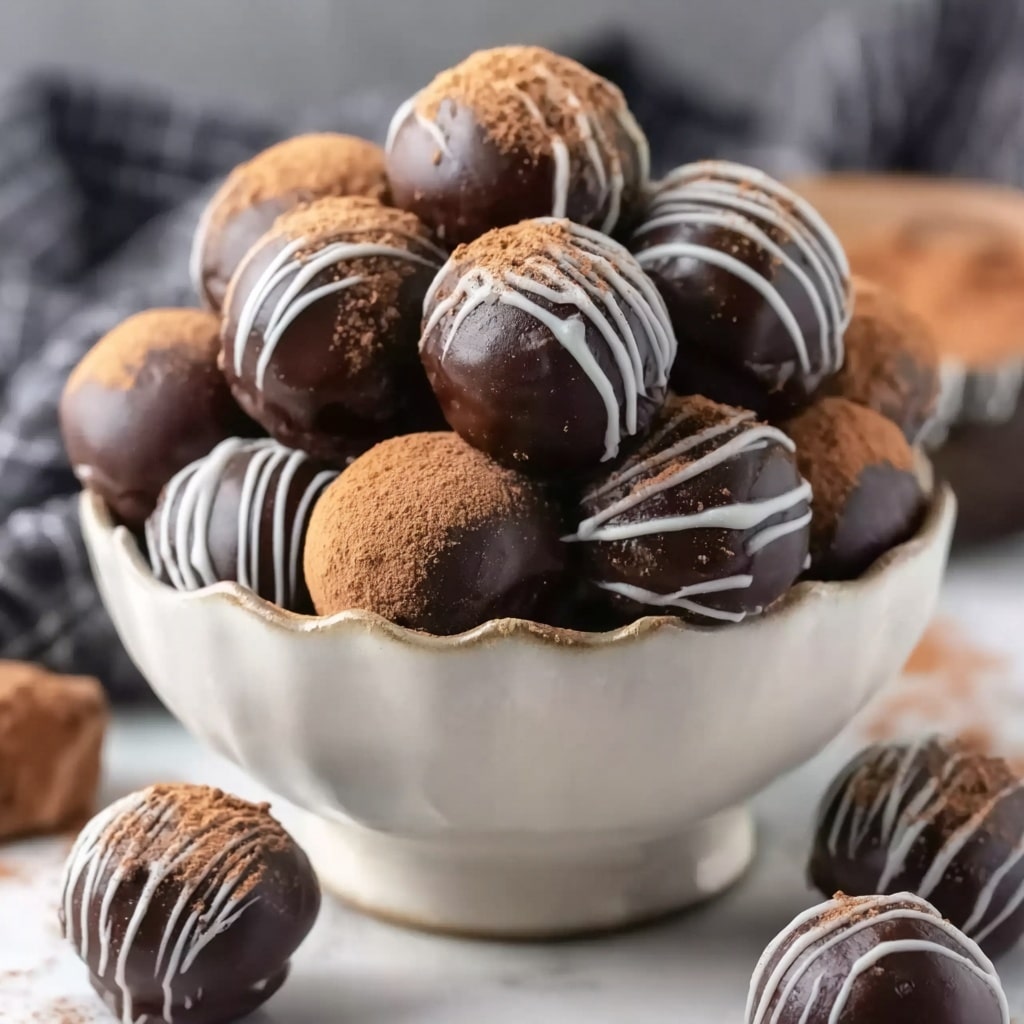 Dark Chocolate Coffee Truffles Recipe - Recipe Image
