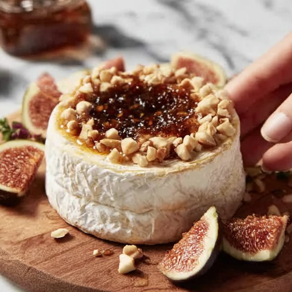 Boursin Cheese with Fig Jam and Pistachios Recipe - Recipe Image