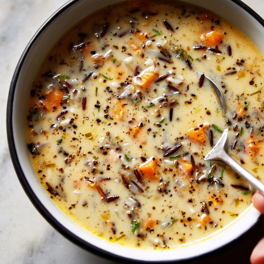 Cozy Autumn Wild Rice Soup Recipe - Recipe Image