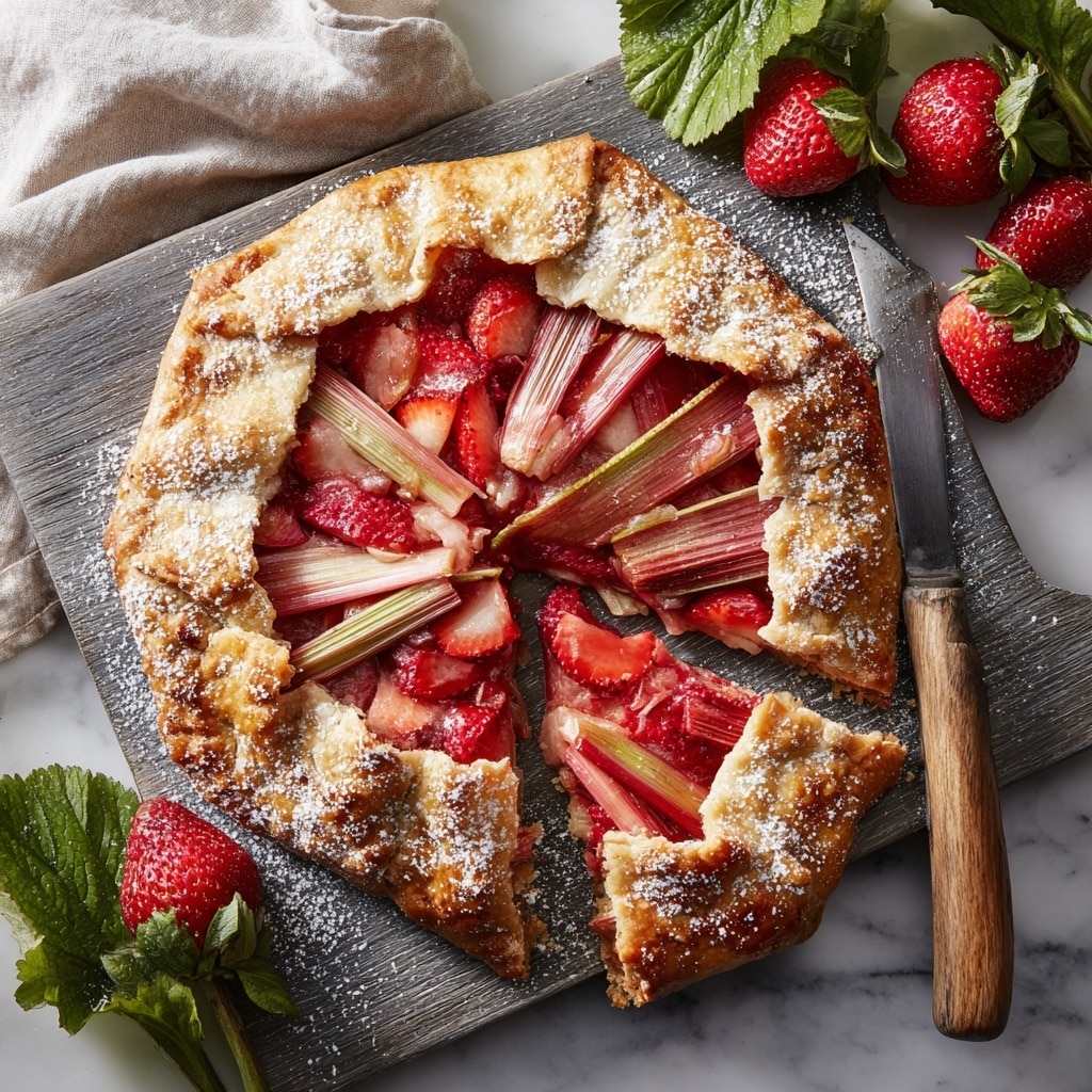 Strawberry Rhubarb Galettes Recipe - Recipe Image