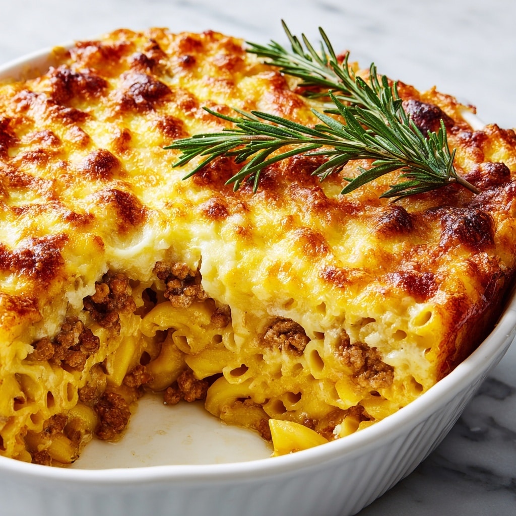 Beef Potato Cheese Casserole Recipe - Recipe Image