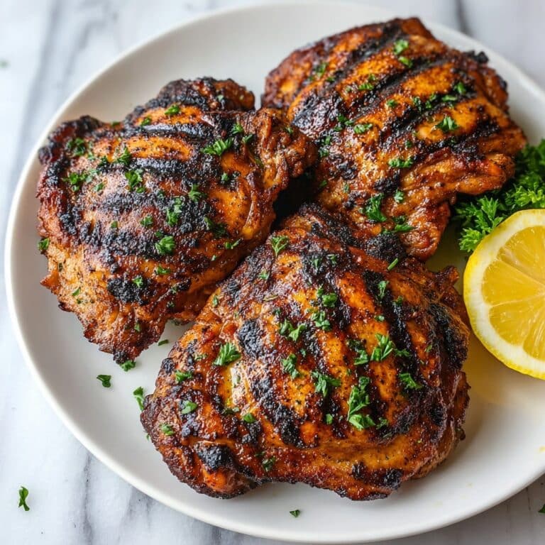 Juicy Grilled Chicken Thighs Recipe