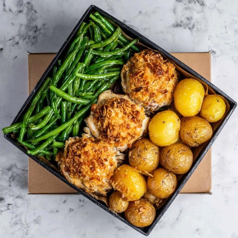 Parmesan Crusted Chicken Sheet Pan Dinner Recipe