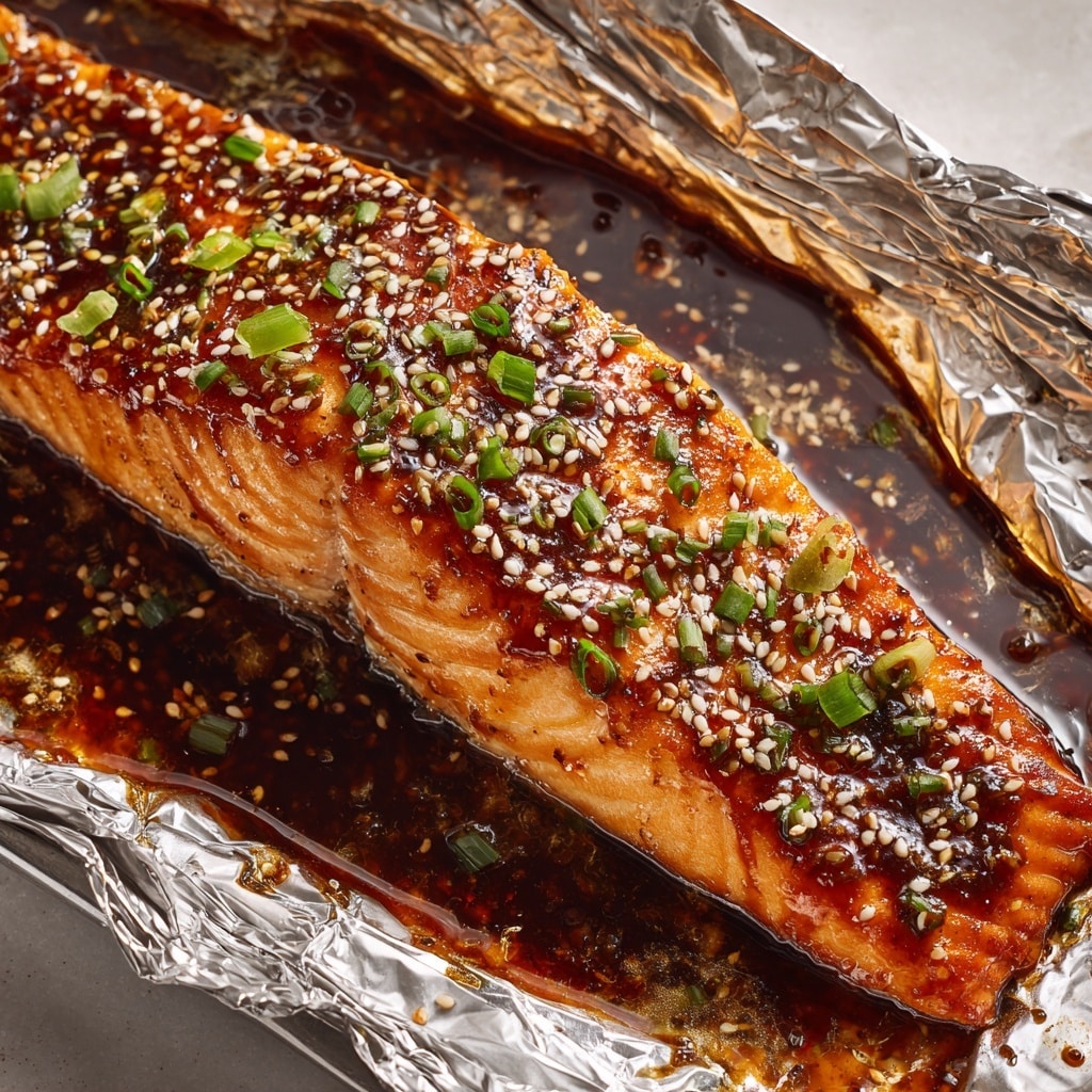 Asian Salmon in Foil Recipe - Recipe Image