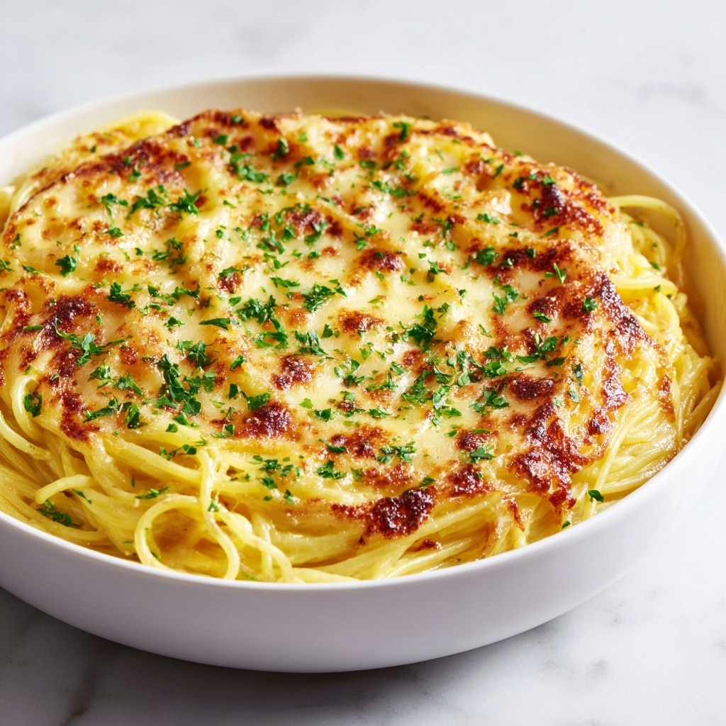 Baked Cream Cheese Spaghetti Recipe - Recipe Image