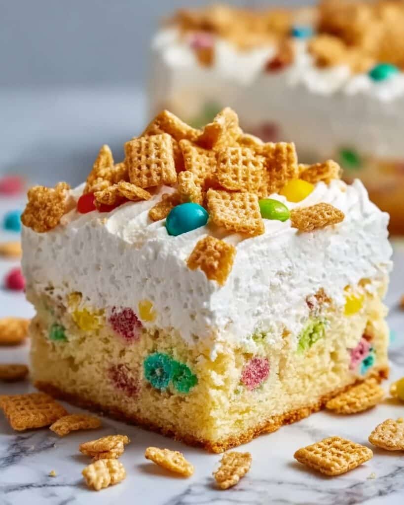 Cereal Milk Poke Cake Recipe