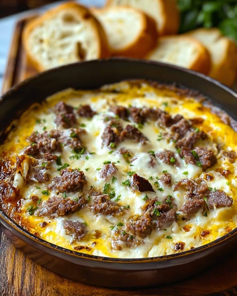Pot Roast Beef Philly Cheese Steak Dip Recipe