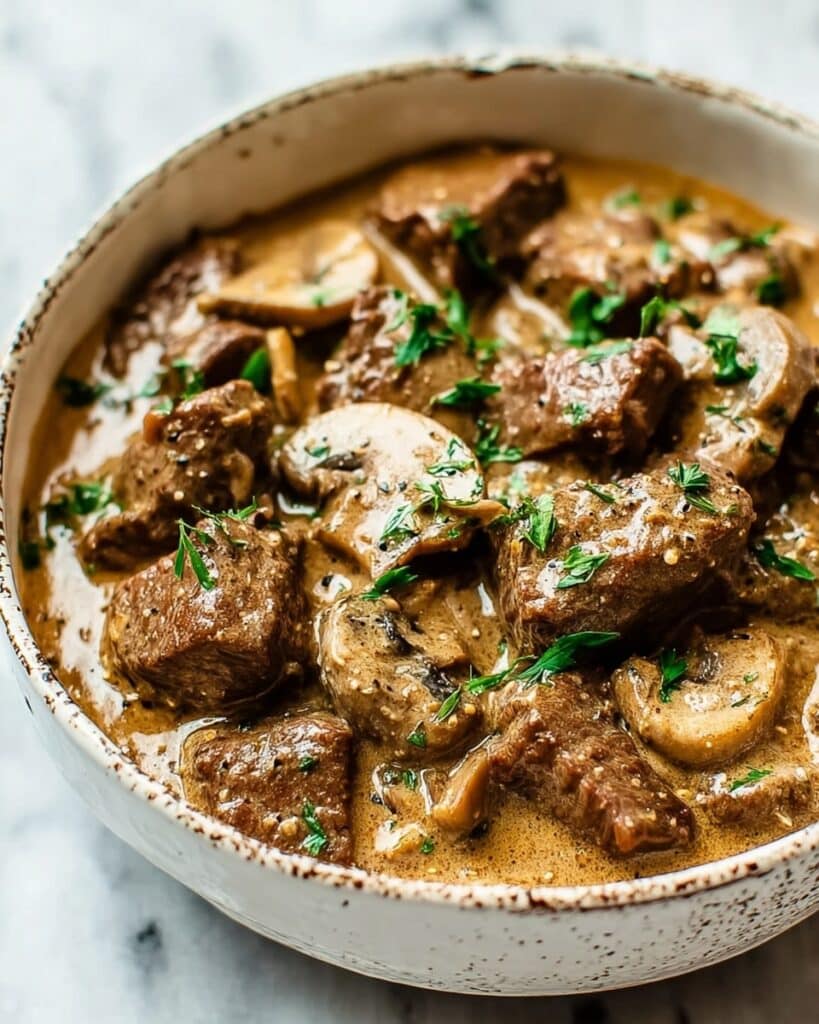 Keto Beef and Mushroom Soup Recipe