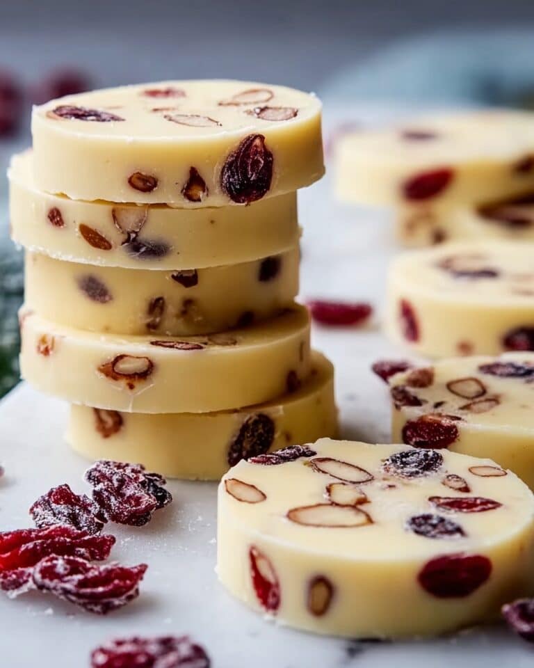 Buttery Cranberry Almond Shortbread Cookies Recipe