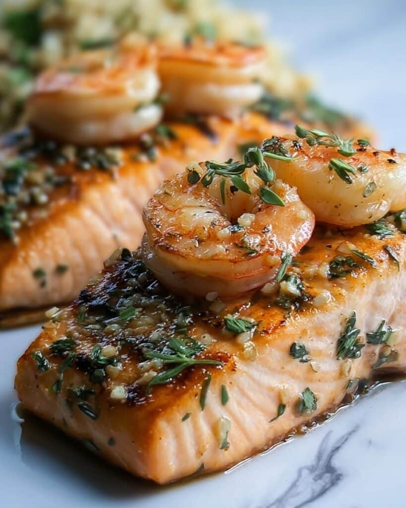 Crab and Shrimp Stuffed Salmon Recipe
