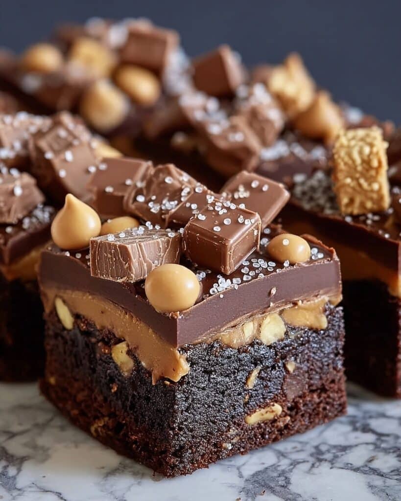 Snickers Brownie Bites Recipe