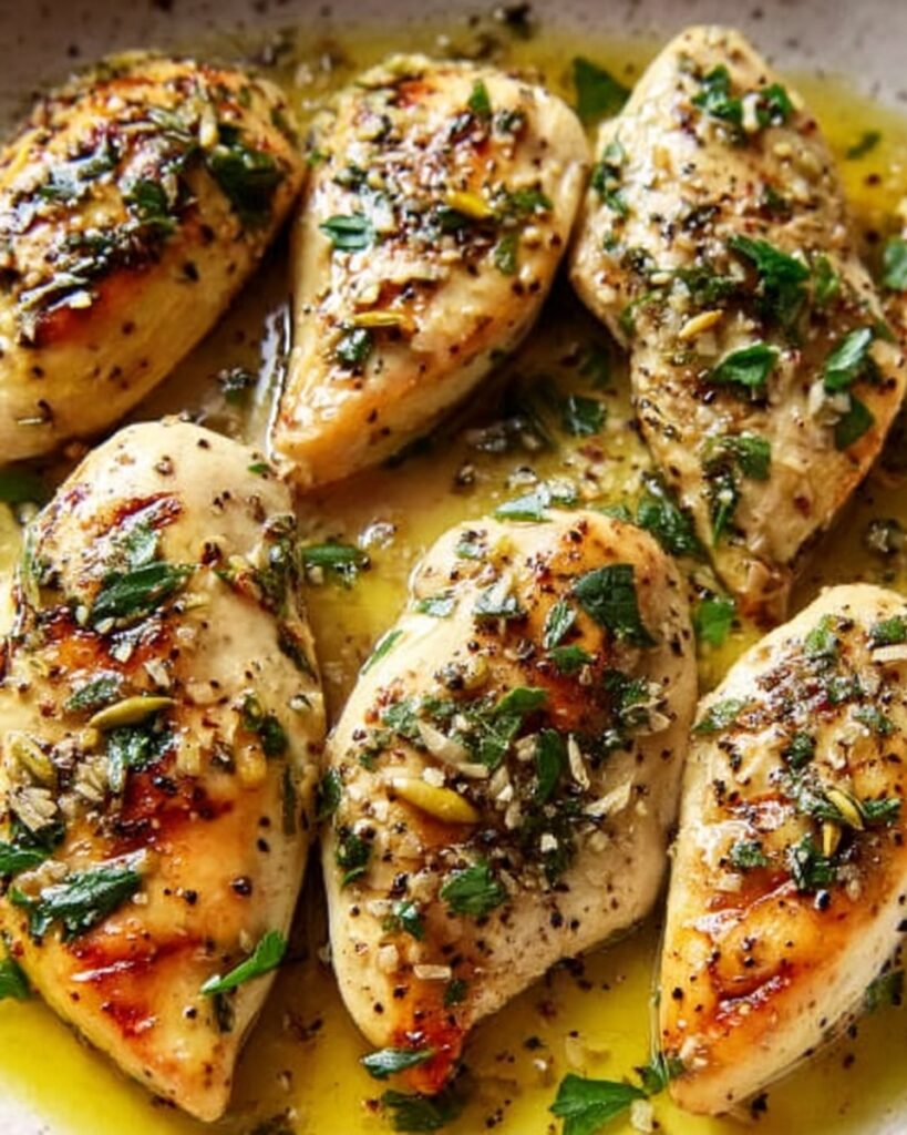 Garlic Butter Baked Chicken Breast Recipe