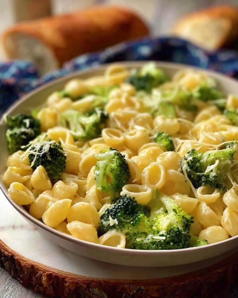 One-Pot Broccoli Cheese Orzo Recipe