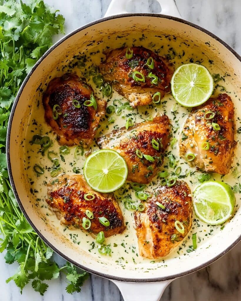 Creamy Coconut Lime Chicken Recipe