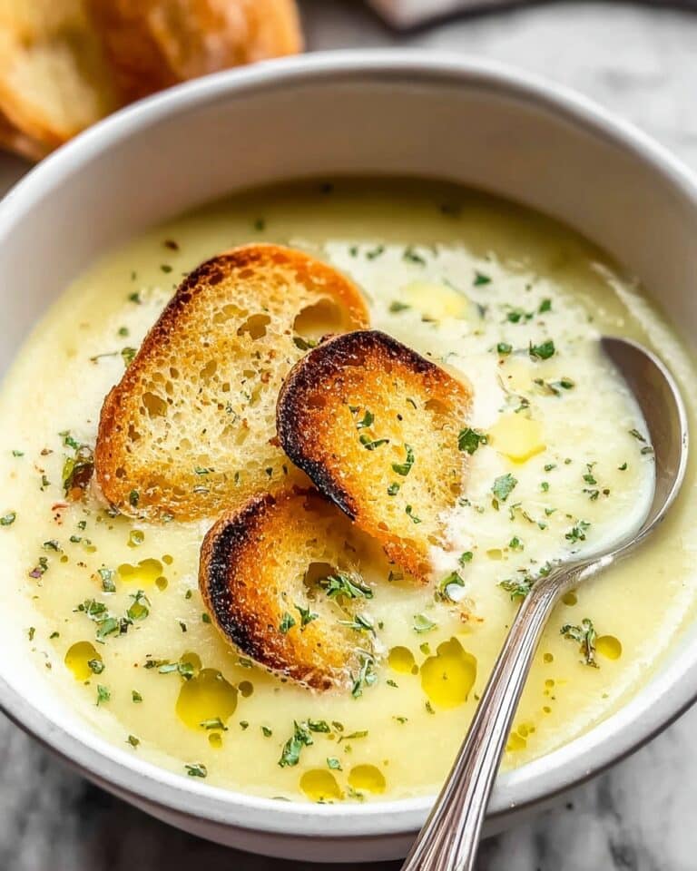 Country French Garlic Soup Recipe