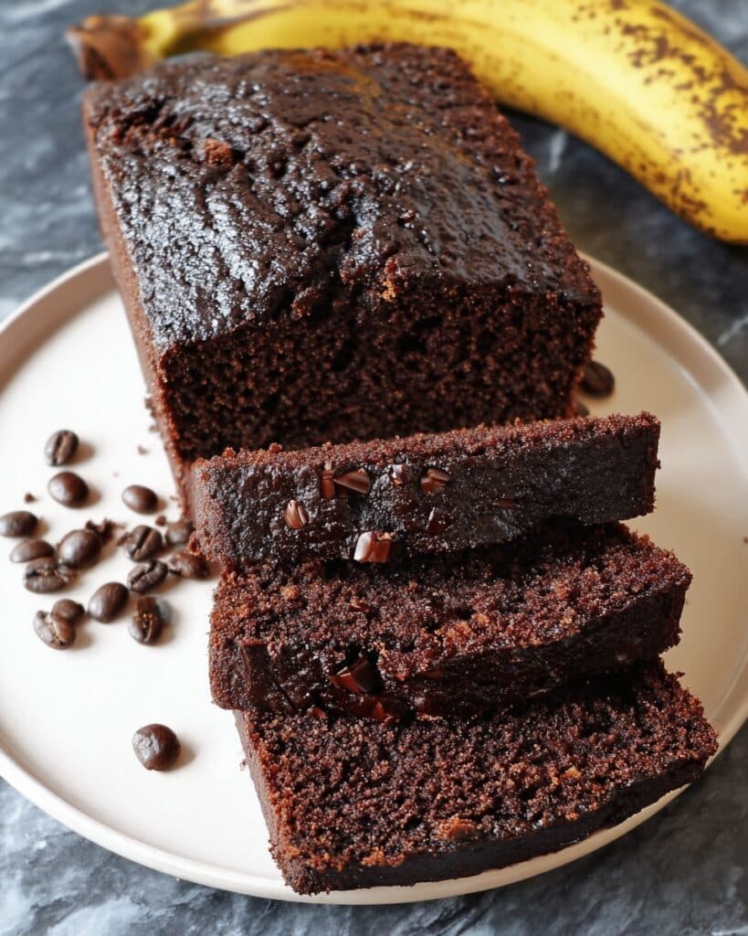 Chocolate Espresso Banana Bread Recipe