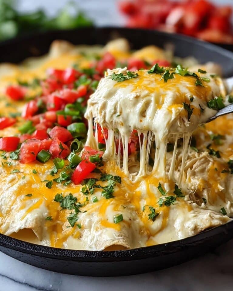 White Chicken Enchilada Skillet Recipe