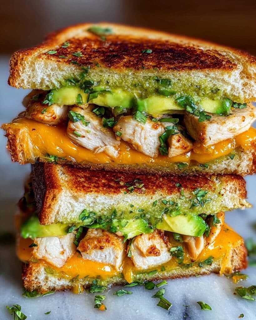 Chicken Avocado Melt Sandwich Recipe