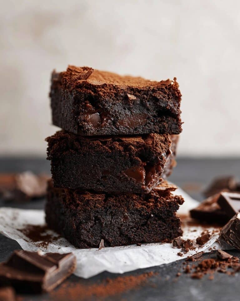 Decadent Cocoa Powder Brownies Recipe