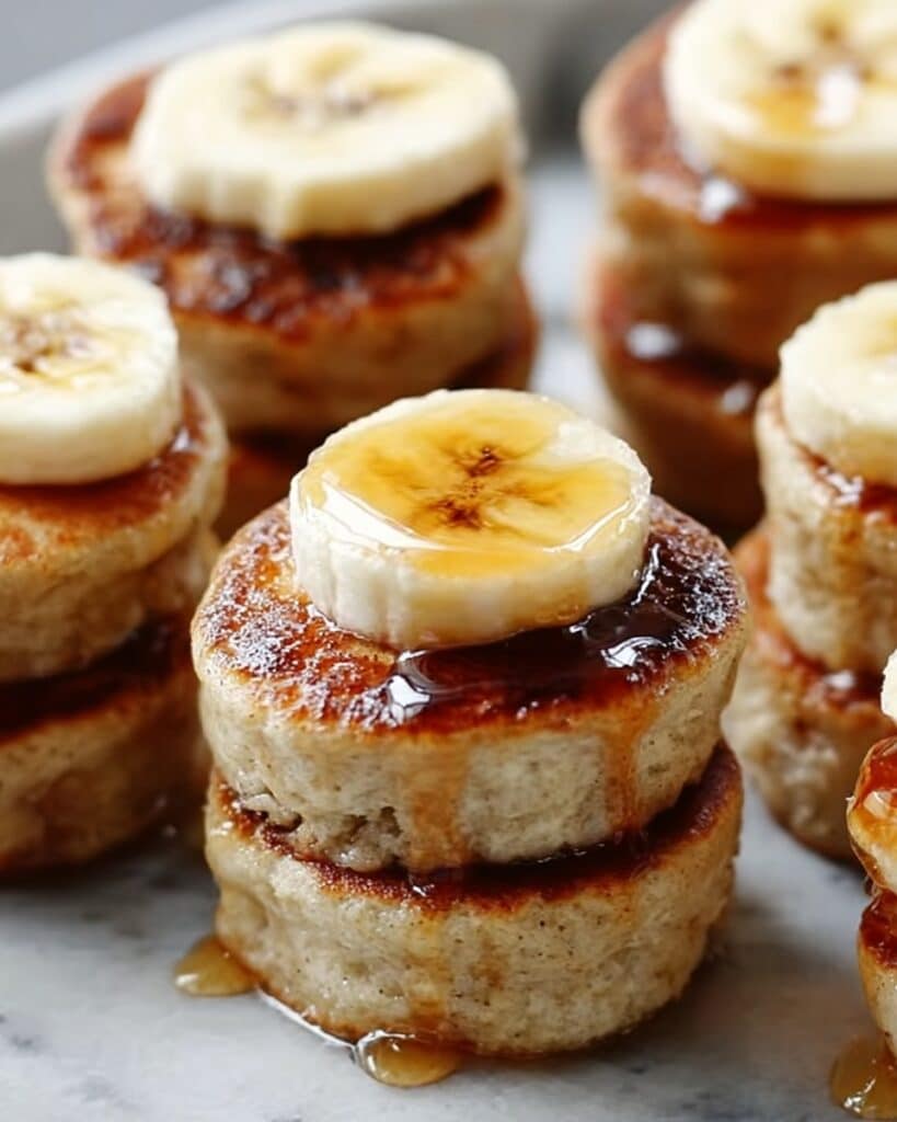 Cottage Cheese Banana Oat Protein Pancake Bites Recipe