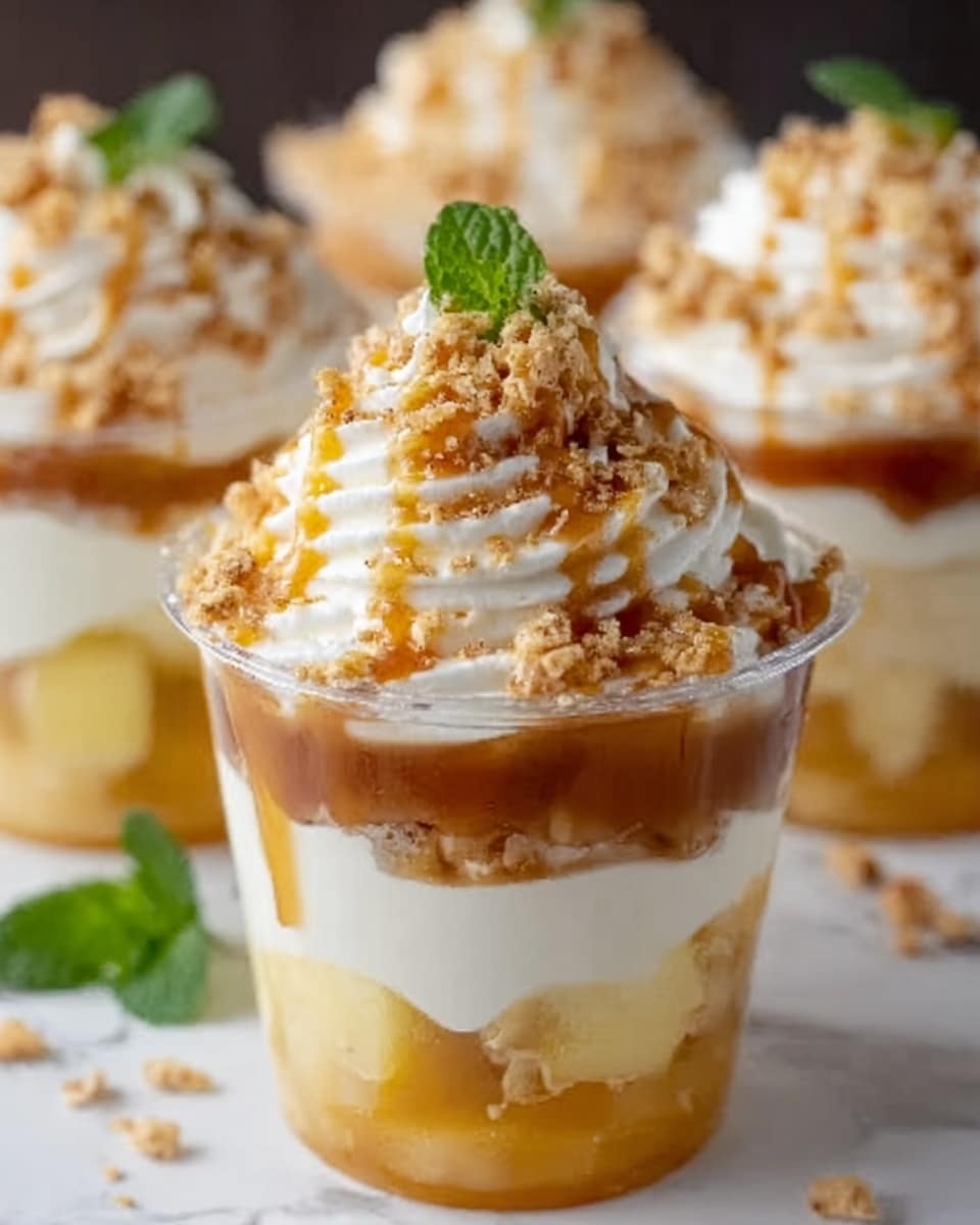 Fall-Inspired Caramel Apple Dessert Cups Recipe - Recipe Image