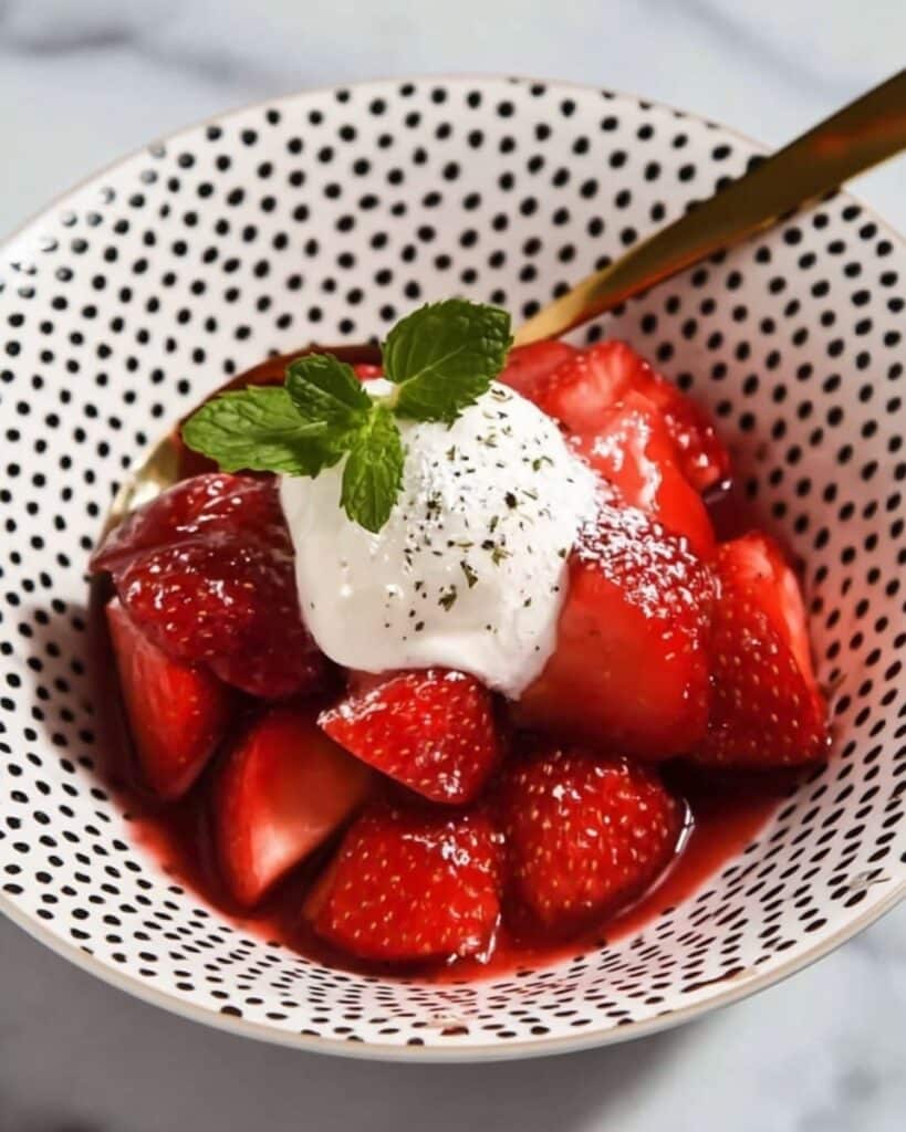 Italian Macerated Strawberries Recipe