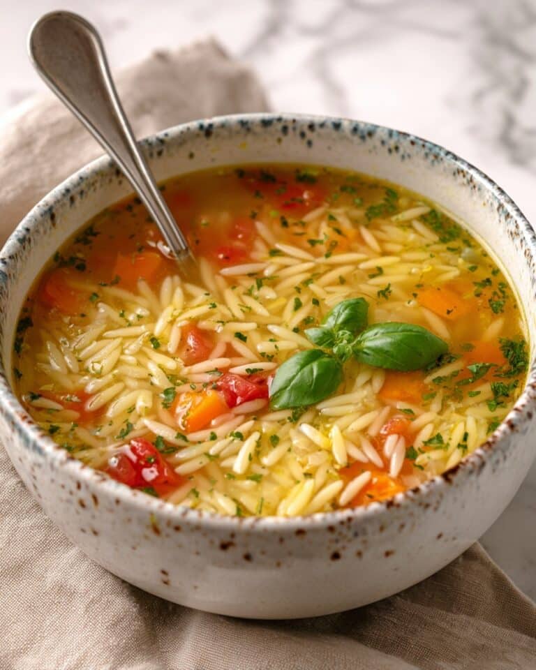 Summery Orzo Soup Recipe