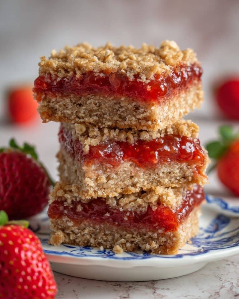 Strawberry Oatmeal Bars Recipe