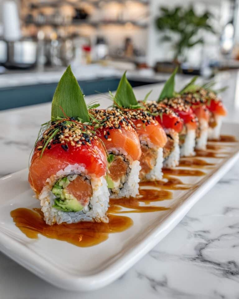 Lemon Basil Salmon Rolls Recipe