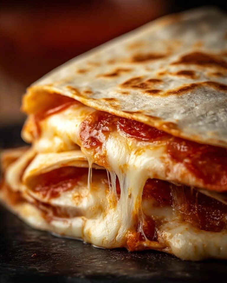 Pepperoni Pizza Quesadillas Recipe