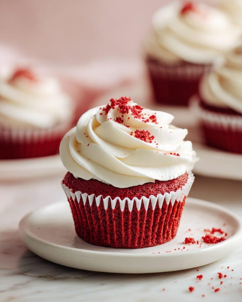 Red Velvet Cheesecake Cupcakes Recipe