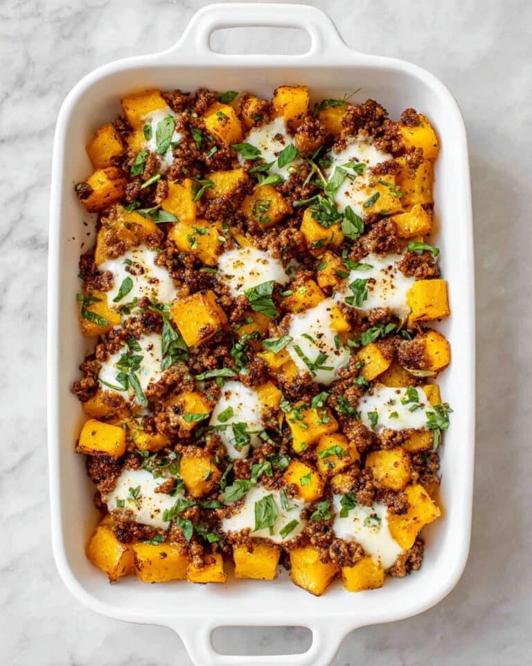 Healthy Ground Turkey Sweet Potato Bake Recipe