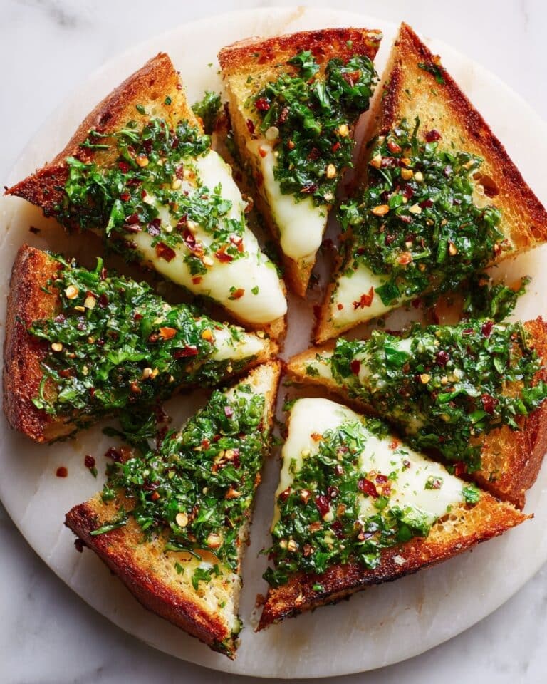 Chimichurri Garlic Bread Recipe