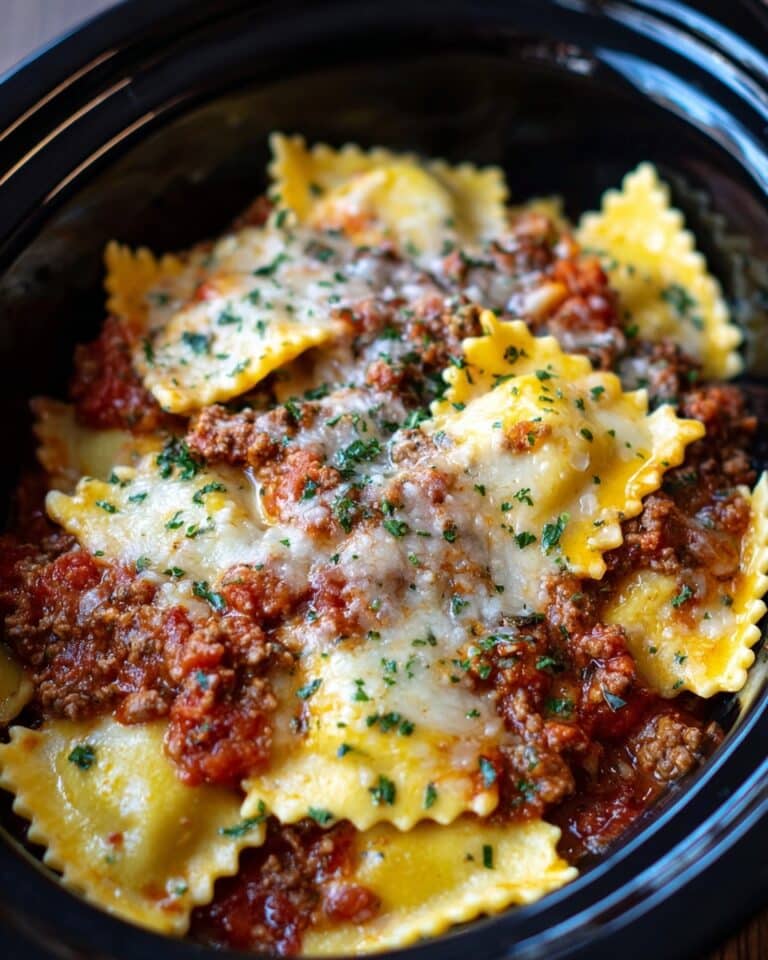 Crockpot Ravioli Lasagna Recipe