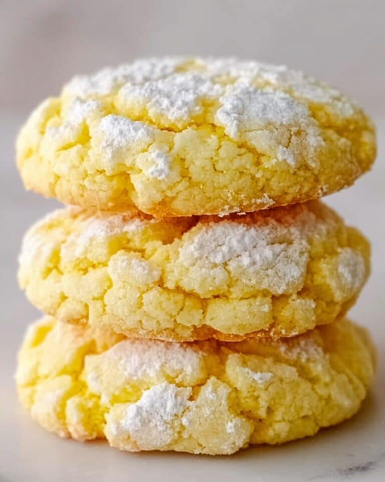 Lemon Gooey Butter Cookies Recipe