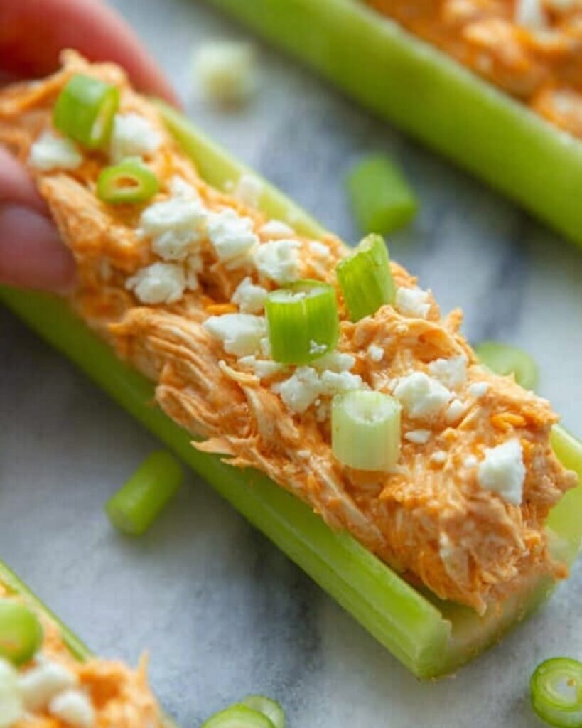 Buffalo Chicken Celery Sticks Recipe