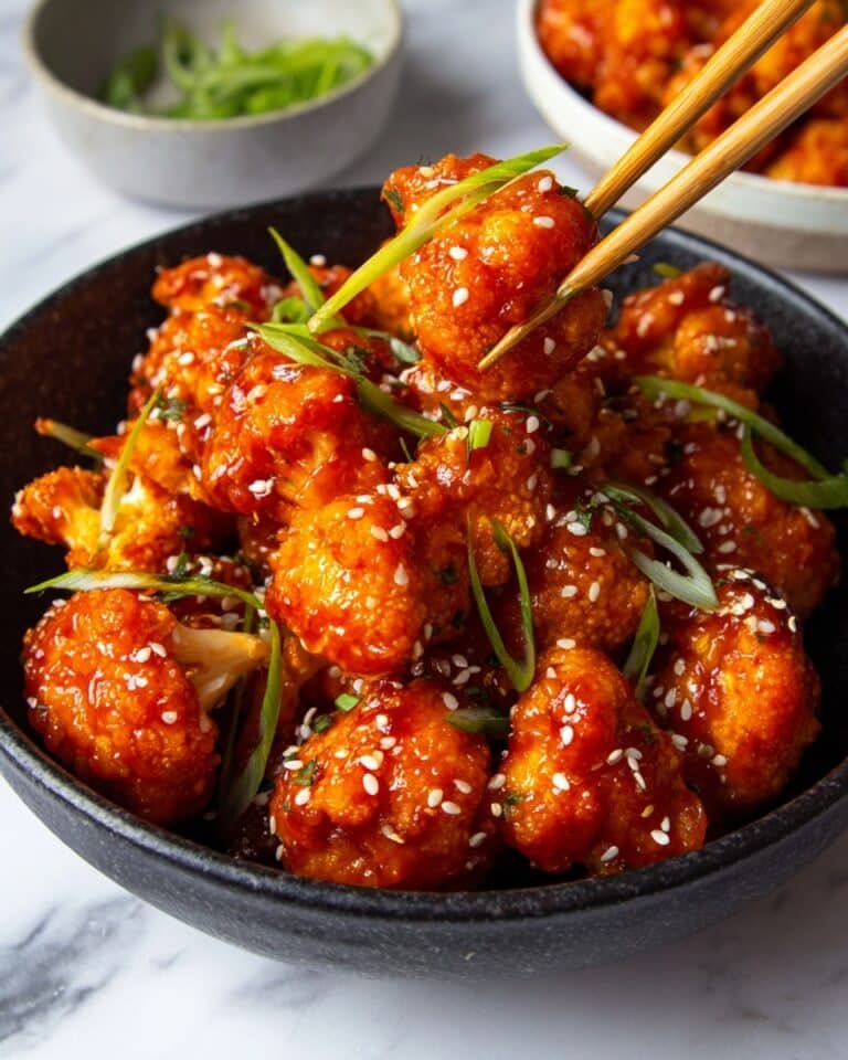 Sticky Sesame Cauliflower Recipe
