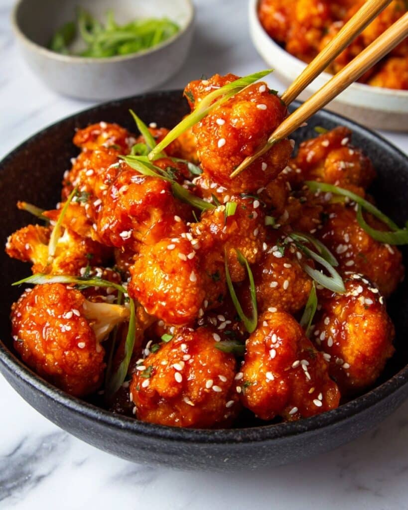 Sticky Sesame Cauliflower Recipe