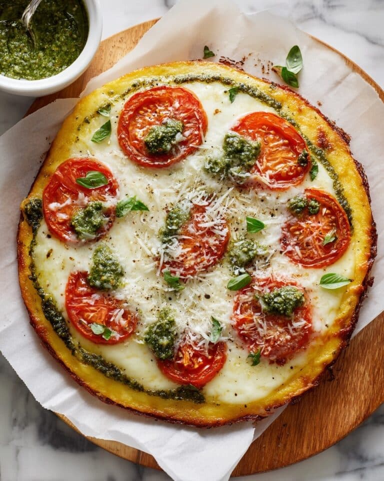 Pesto Flatbread Pizza Recipe
