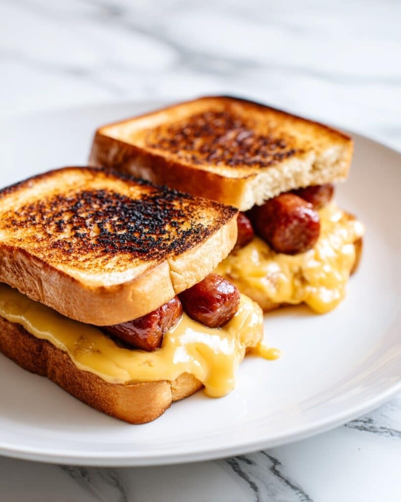 Air Fryer Grilled Cheese Hot Dogs Recipe