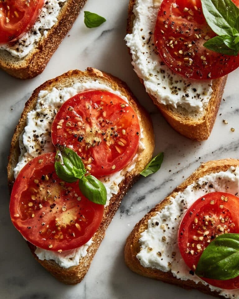 Ricotta & Tomato Sourdough Toast Recipe