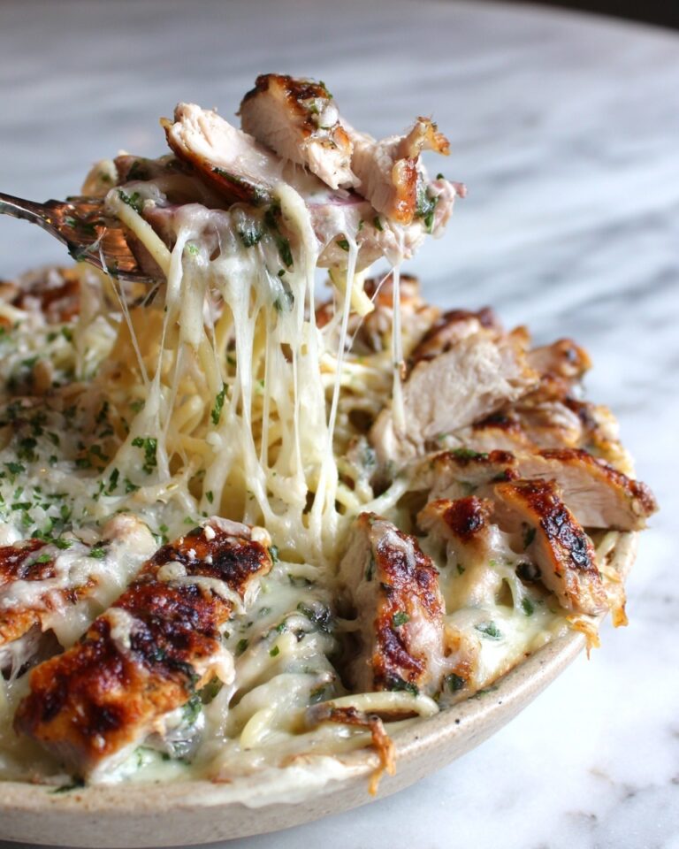 Garlic Parmesan Chicken Pasta Bake Recipe