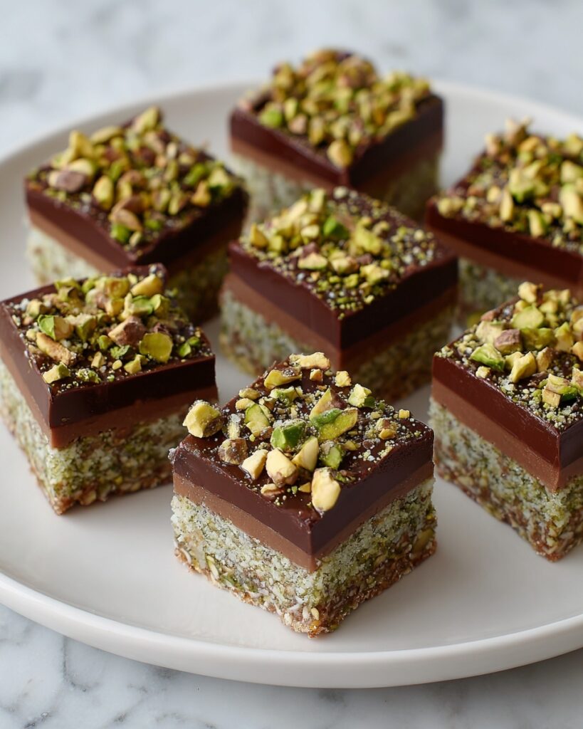 Pistachio Kunafa Brownie Recipe
