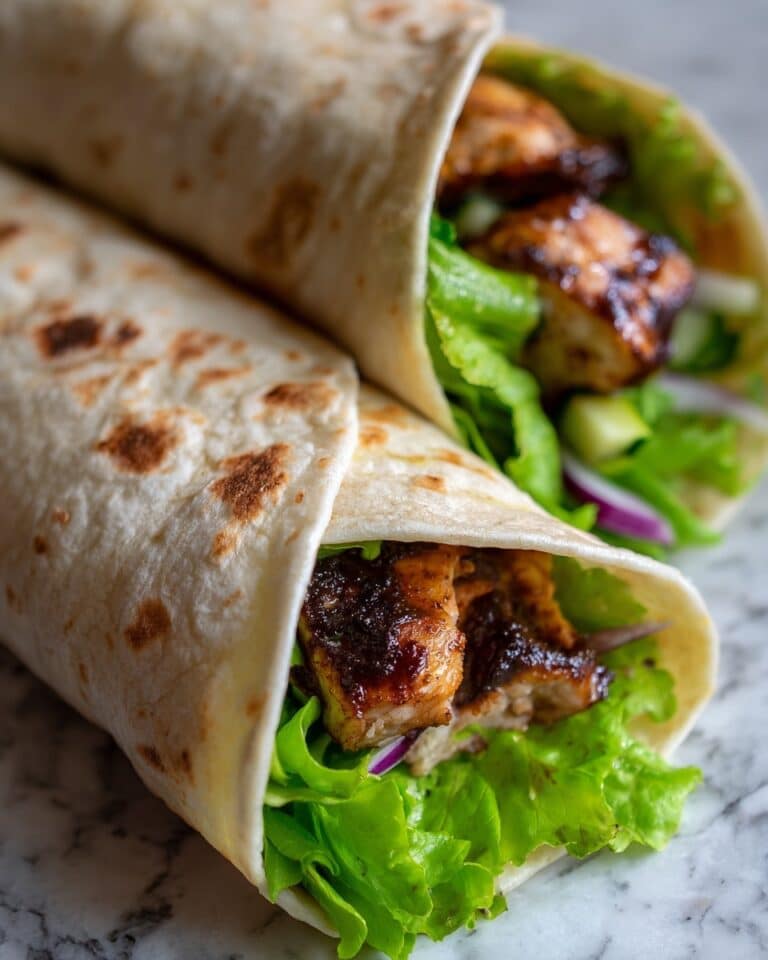 Hawaiian BBQ Chicken Wraps Recipe
